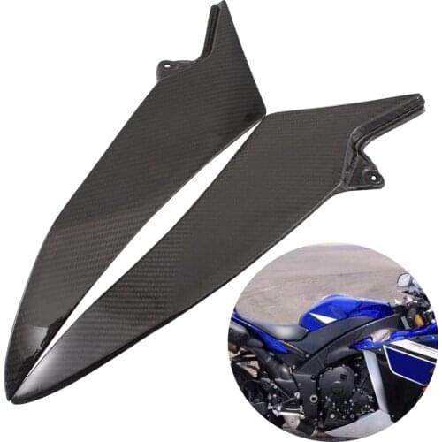 Motorcycle Part Tank Side Insert Panel Covers Fairing For YAMAHA YZF R1 2009-2014 Carbon Fiber Tank Side Covers Panels Fairings
