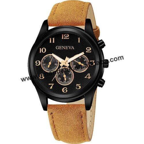 Hot Sale Casual Leather Wristwatch Hot Sale Women Dress Watches Geneva Women Men Sport Dress Watches 654