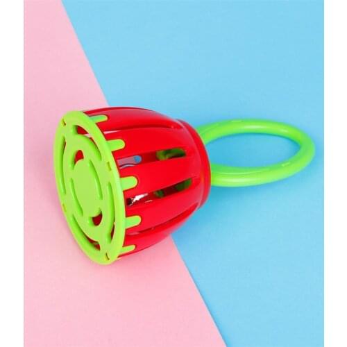 Baby Cage Bell Stick Shaker Childrens Handbell Early Education Music Orff Instruments SY-99