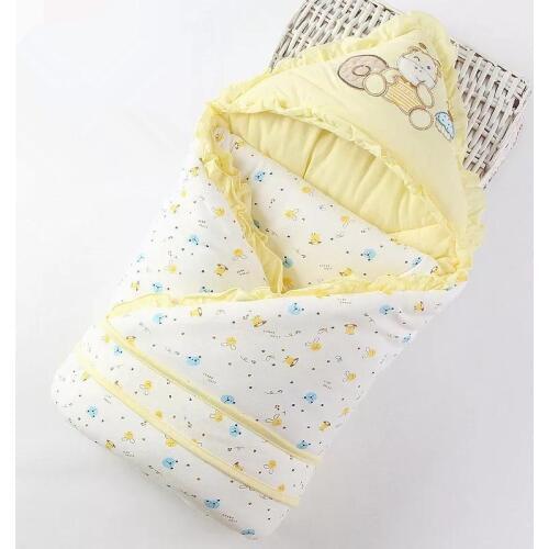 Spring Autumn Baby Sleeping Bag Cotton Baby Blanket Magic Tape Baby Blanket