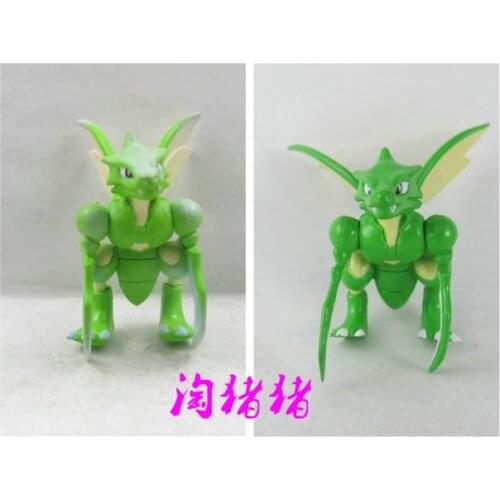 TOMY Pokemon Action Figure Authentic Anime Model Medium MC Scyther1 Rare Out of Print Decoration Toy