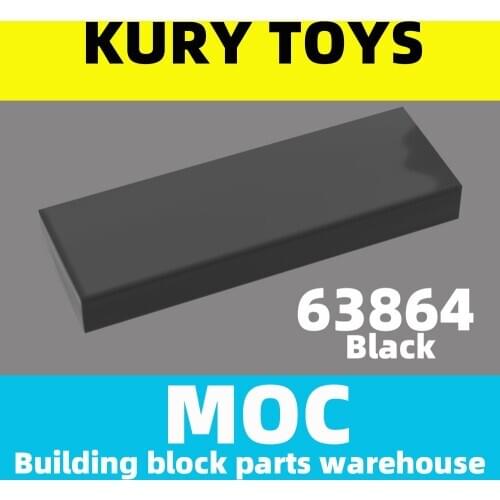 Kury Toys DIY MOC For 63864 100pcs Building block parts For Tile 1 x 3 For brick toys