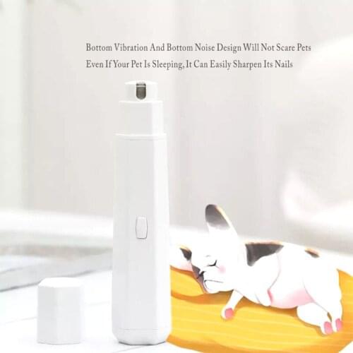Dog And Cat Nail Clipper Electric Pet Polish Machine Dog Cat Cleaning Automatic Manicure Machines USB Charging Manicure Machines
