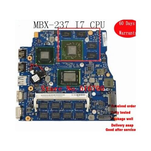 Placa For Sony Vaio VPCSB1C5E V030 MBX-237 Main Board Motherboard i7-2620M A1833032A Test Function