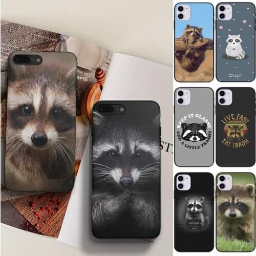 Cute Raccoon Accessories Phone Case Fundas Shell Cover For Samsung S10 S20 Fe Lite S21 S30 ULTRA Plus 5G