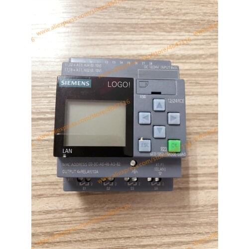 Free Shipping NEW 6ED1052-1MD08-0BA0 052-1MD00-0BA8 6ED1 052-1MD00-0BA8 Controller LOGO 12/24RCE Display Module 12/24V DC/RELAY