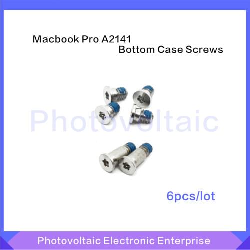 Brand new 6pcs/lot Laptop Bottom case screw Silver Grey 2019 Year For Macbook Pro A2141 Bottom cover screws