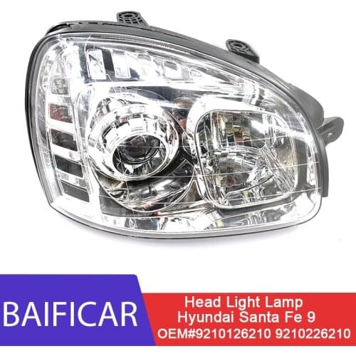 Baificar Brand New High Quality Head Light Lamp Headlamp Assembly With Led Bulb 9210126210 9210226210 For Hyundai Santa Fe 9
