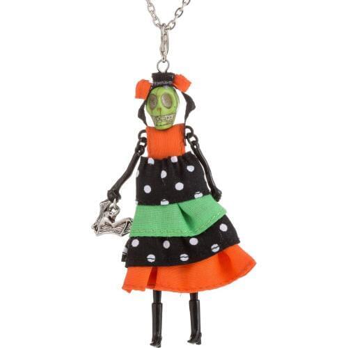 Bride and groom Doll Necklace Pendants New Fashion Skull Doll Necklace Charms Jewelry Women Styles Accessories Gifts Wholesale