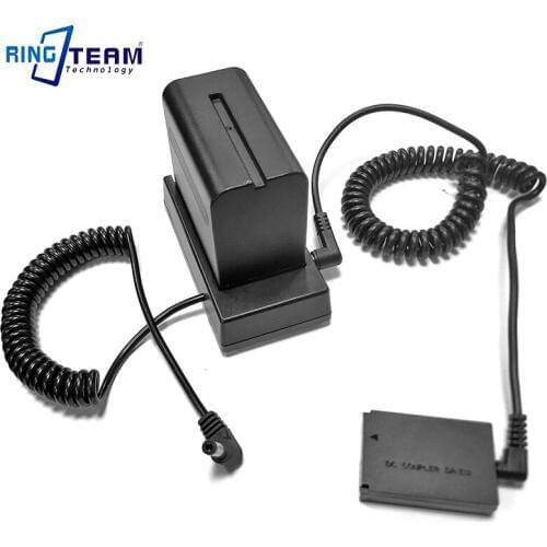 7.2V / 12V NPF Battery Plate with Coiled DC Cable + DRE12 for Canon EOS Digital Cameras EOS M M2 M10 M50 M100