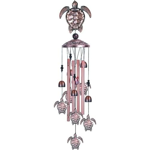 Wind Chime Pendant Windchime Handmade Crafts Metal Hangable Durable Garden Tubes Retro Home Decoration Yard Antique Tube Bell