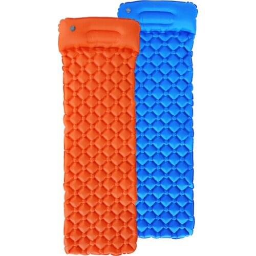 One drop shipping ultra-light inflatable cushion outdoor camping inflatable bed moisture-proof weight 550g