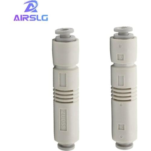 SMC type Vacuum Ejector In-line Type ZU05S ZU07S ZU05L ZU07L Nozzle diameter 0.5 0.7 Maximum vacuum pressure High vacuum