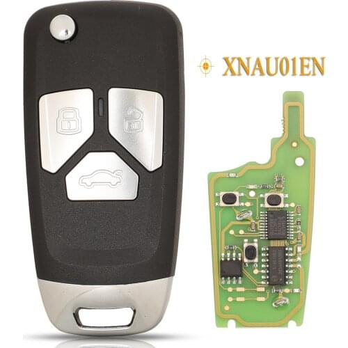Kutery 3 Buttons Xhorse Wireless XNAU01EN Universal Remote Key For Audi For VVDI Mini Key Tool VVDI2