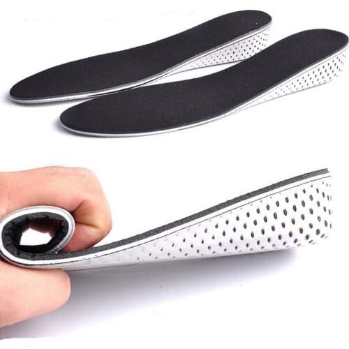 1 Pair Women Men Height Increase Insole Breathable Unisex Full Half Insoles Heel Insert Sports Shoes Pad Cushion 2-4cm