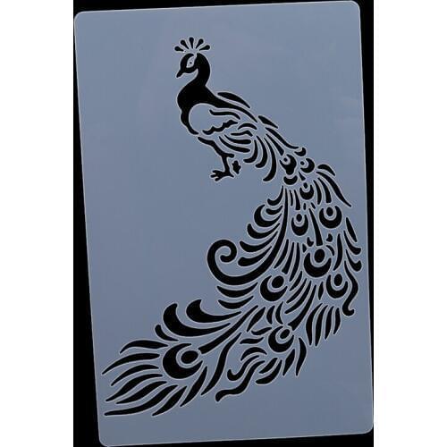 1 PC Creative Hollow Layering Stencils Wall Painting Stamp Album Decorative For Paper Card Flower Craft Paper Template Hot Sale