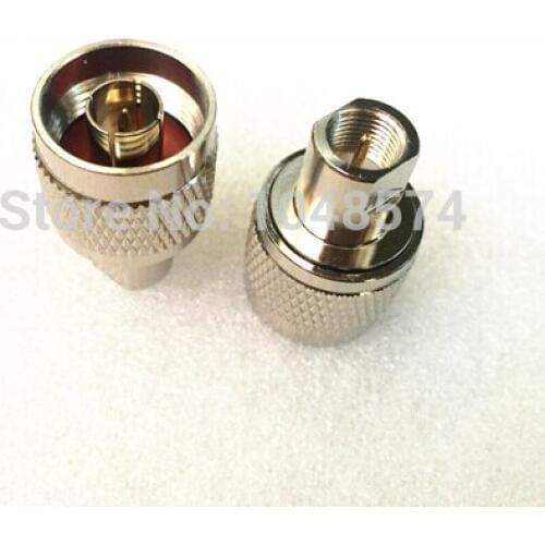 10pcs/lot FME male to N male plug Adapter RF coaxial connector converter