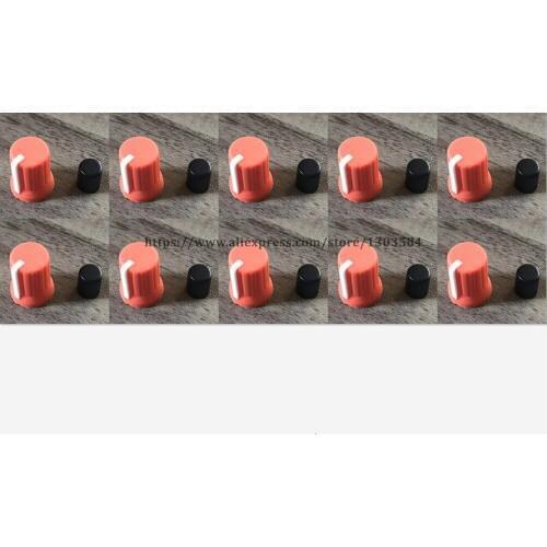 10x Rotary Control white Knob For Pioneer DJM-T1 S9 DIY DJ XDJ-RX R1 RZ AERO YELLOW color