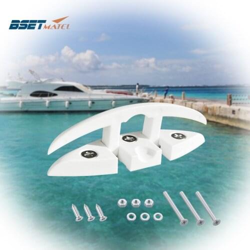 5inch Nylon Sailboats Flip Up Folding Pull Up Cleat Dock Deck Boat marine Kayak hardware Line Rope mooring Cleat accessories