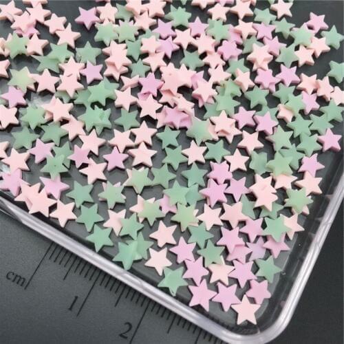 60g Star Polymerclay,Soft Clay Sprinkles For Kids Diy/Craft Diy Making/Nail Art/Scrapbook Decoration/Craft Filler