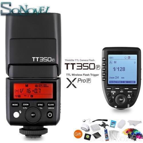 GODOX Mini TT350P TT350 TTL HSS 2.4GHz Wireless Flash XPro-P Trigger for Pentax 645Z K-3II K-1 KP K-50 K-S2 K70 K-5 IIs Camera