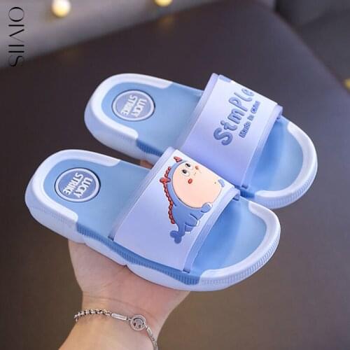 Kids Slippers for Boys Girls New Summer Kids Beach Shoes Baby Toddler Soft Indoor Slippers Children Cartoon Sandals toddler girl