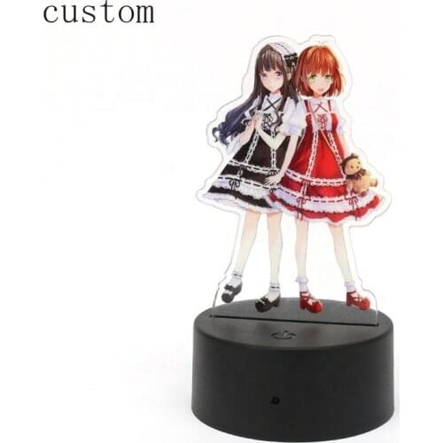 Custom Made Remote Control Transparent LED Standee Telecontrol LED Standee