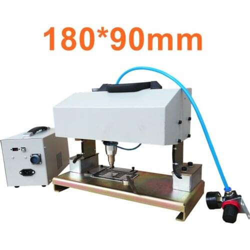 Nameplate marking mini Portable dot pin marking chassis number machine Hand held dot peen vin number marking machine 180*90mm