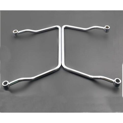 Motorcycle Chrome 24CM Saddle bag Support Bar Mount Bracket For Kawasaki Vulcan VN 900 model Custom
