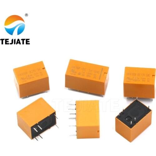 5PCS Small-signal Relay HK4100F-DC3V-SHG 5V 12V 24V 3A 6Pin Multiple Specifications