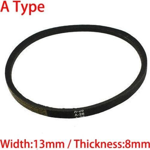 A Type 1778 1800 1803 13mm Width 8mm Thickness Rubber Groove Cogged Machine Drive Transmission Band Wedge Rope Vee V Timing Belt