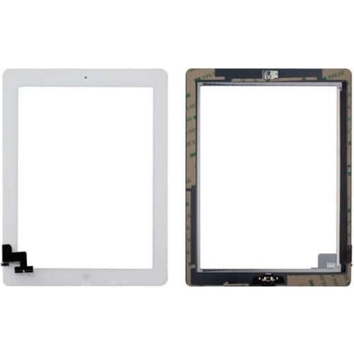Touch Screen for Apple Ipad 2 white A1395 A1396 A1397 Wifi and 3G Glass + Home button