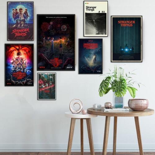 Stranger Things New Season 3 Netflix Hot TV Series Show Art Painting Silk Canvas Poster Wall Home Decor