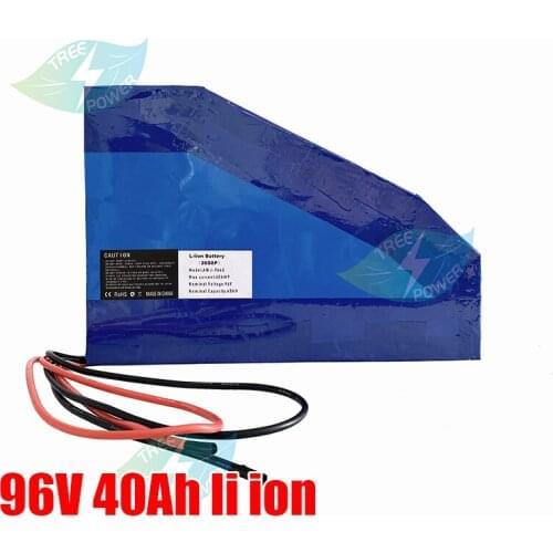 Triangle 96V 40Ah Electric Bike Lithium Ion Battery Pack Triangle Ebike Batteries