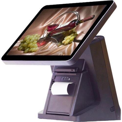 Windows POS System 15 inch capacitive touch screen Cash register POS Terminal For retail
