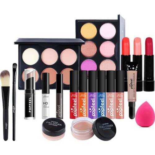 1Set Makeup Kits Professional Multifunctional Portable Fashion Full Set Cosmetics for Beginner