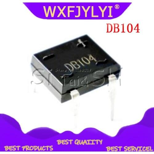 10pcs DB104 DB104S B104 bridge rectifier 400V 1A DIP4 new and original IC