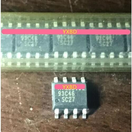 100%Imported from 10PCS AT93C46-SC-2.7 93C46 AT93C46-10SU-2.7