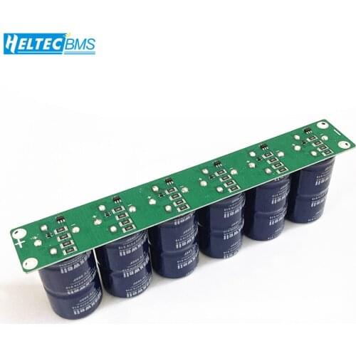 6PCS Single Row Super Farad Capacitor Balancing Protection Board 2.5V 2.7V 3V 360F 400F 500F 700F 4 Pin Protection Board