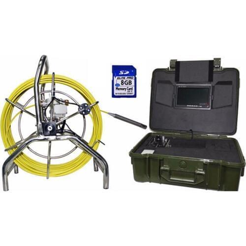 80M IP68 Wall/Drain Pipe/Sewer Inspection Video Camera,Borescope Endoscope W/ DVR 23mm lens ABS Toolbox