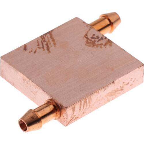 Water Cooling Block for CPU Liquid Radiator Heatsink 40x40mm Copper TT4040B
