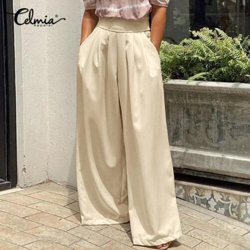 Женские брюки с высокой посадкой Celmia China At AliExpress