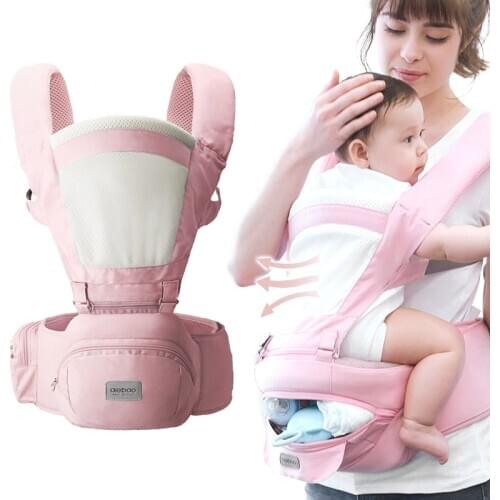 Ergonomic Baby Carrier Infant Baby Hipseat Carrier Kangaroo Bag For Hipseat Front Facing Baby Holder Baby Waist Carrier