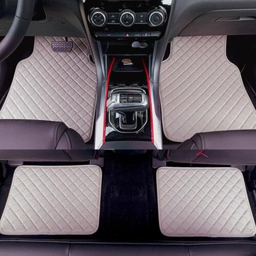 Leather Universal Car Floor Mats for Haval All Models H3 H4 H6 H1 H2 H7 H8 H9 H5 M6 H2S H6 coupe car styling auto accessories