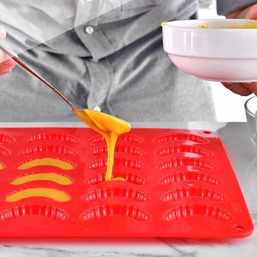 Kitchen Baking Cooking Tools High Heat-Resistant Food Safety Grade Silicone Biscuit Mold DIY Baking Tools
