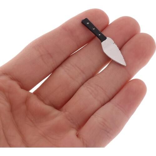 New 1pc 1:12 Miniature Cake Shovel for Baked Pizza Dollhouse Kitchen Miniature Accessories