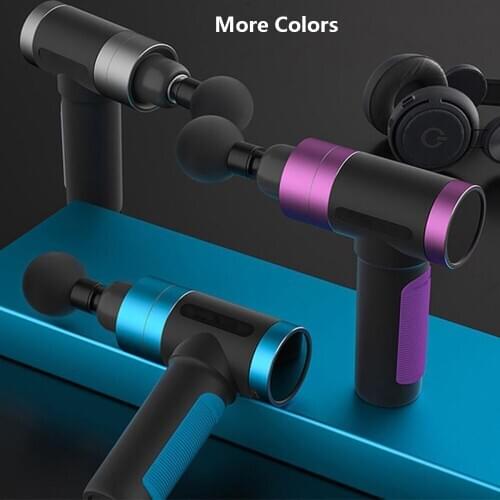 Micro USB rechargeable LCD touch screen Electrical Deep Vibrating Tissue Fascia Muscle Massager Gun