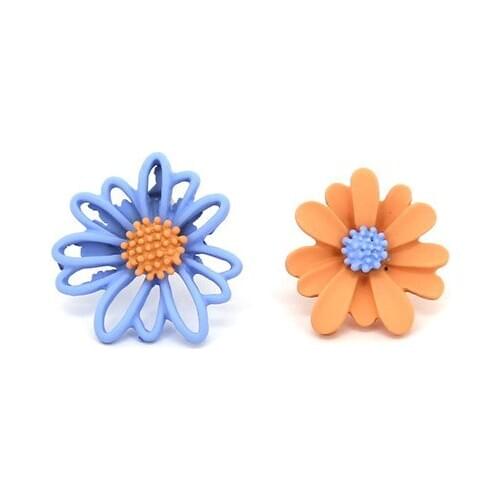 Korean Style Cute Small Flower Stud Earrings For Women Sweet Statement Earrings Girl 2020 Fashion Jewelry