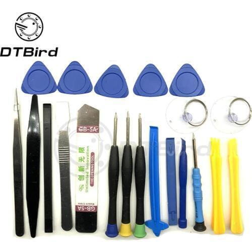 21 in 1 Mobile Phone Repair Tools Kit Opening Screwdriver Set Plier Suction Cup Pry Glasses Repair Kit Set Tools For Smartphone