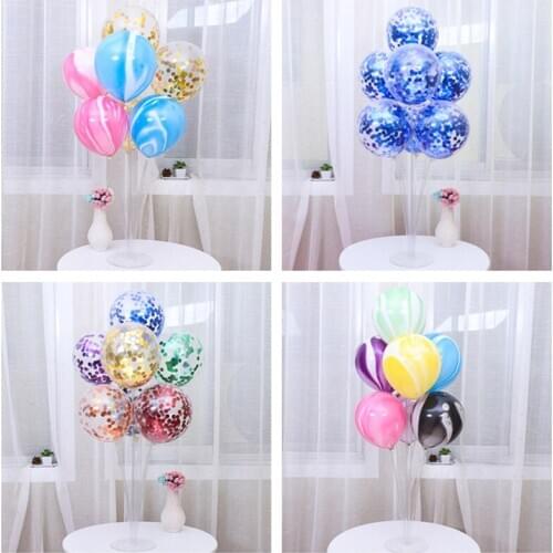 Balloon stand set with Balloons Column Holder Arch Decoration Party Baby Shower Birthday Parti decor table Wedding Supplies